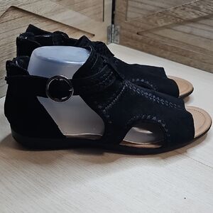 Comfortview Sz 10 The Kaia Shootie Sandals Gladiator Boho #510